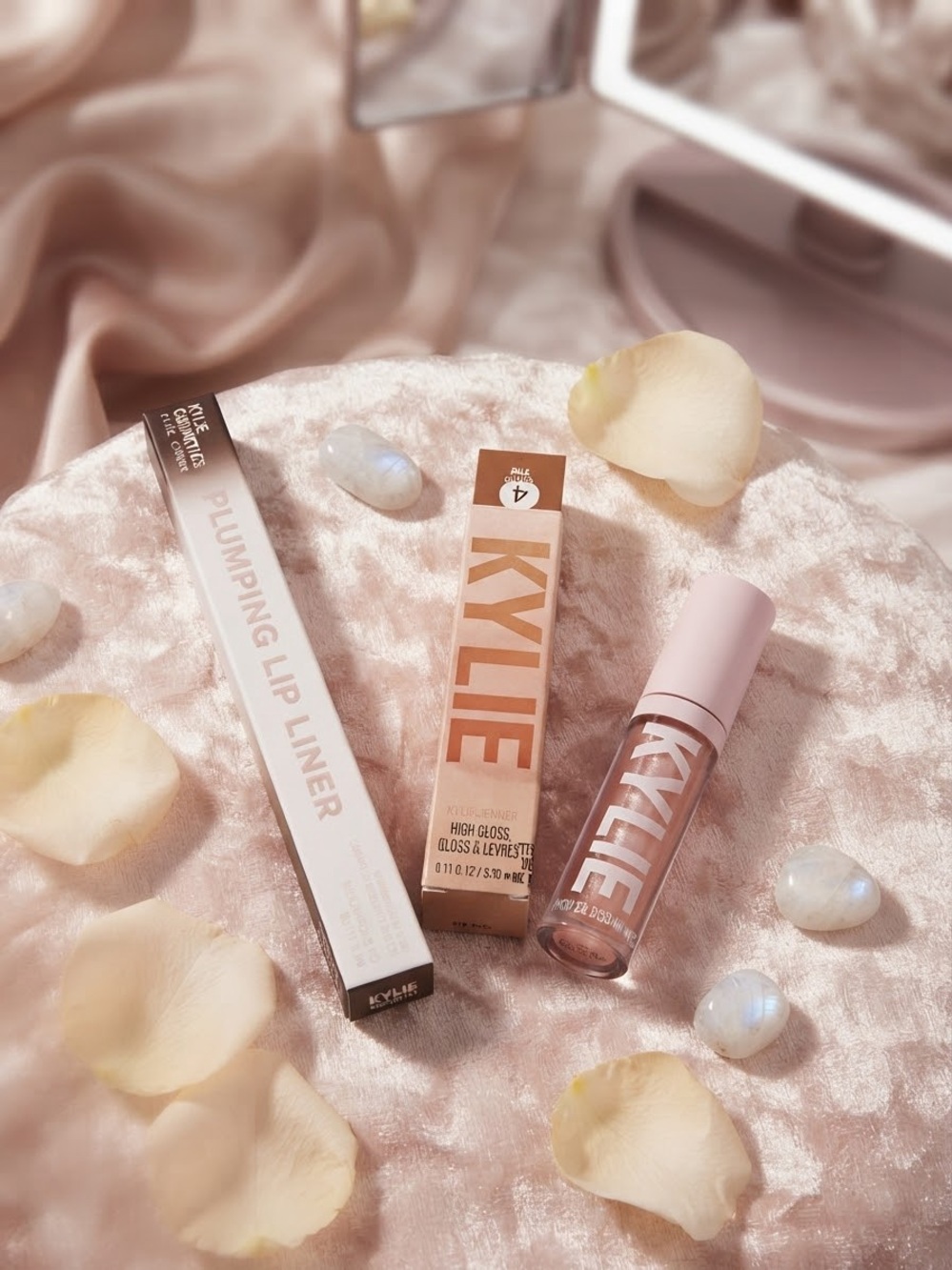 Kylie Cosmetics Lip Liner & High Gloss Set - Nude Pink